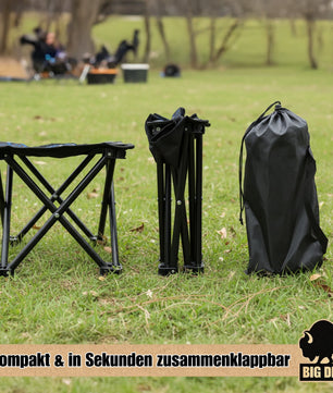 BigDean Kleiner Camping Hocker 23cm Angelhocker Campinghocker Dreibeinhocker Falthocker 4