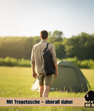 BigDean Kleiner Camping Hocker 23cm Angelhocker Campinghocker Dreibeinhocker Falthocker 6