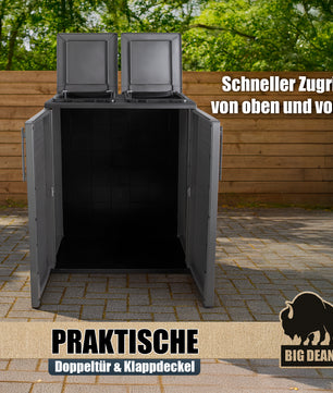 Mülltrennsystem Schrank Recycling System auch für Gelben Sack Made in Italy 5