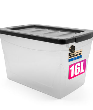 16 L Aufbewahrungsbox mit Deckel Budget Line Plastikbox mit Deckel Aufbewahrungsboxen 2