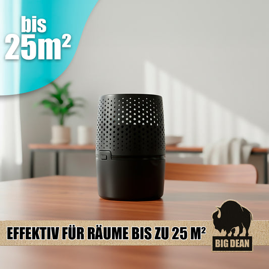 XL Luftentfeuchter ohne Strom - Raumentfeuchter anthrazit mit 2 Beuteln Granulat MADE IN GERMANY image 2