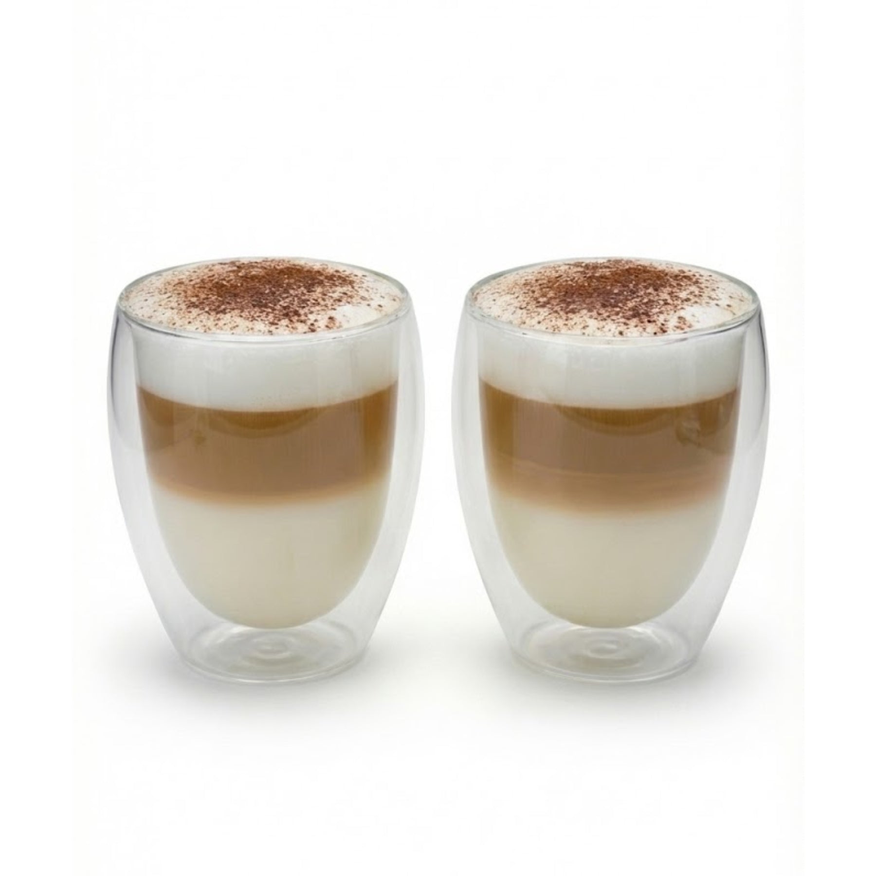 2x 300ml doppelwandige Latte Macchiato Gläser Borosilikatglas - doppelwandige Kaffeegläser