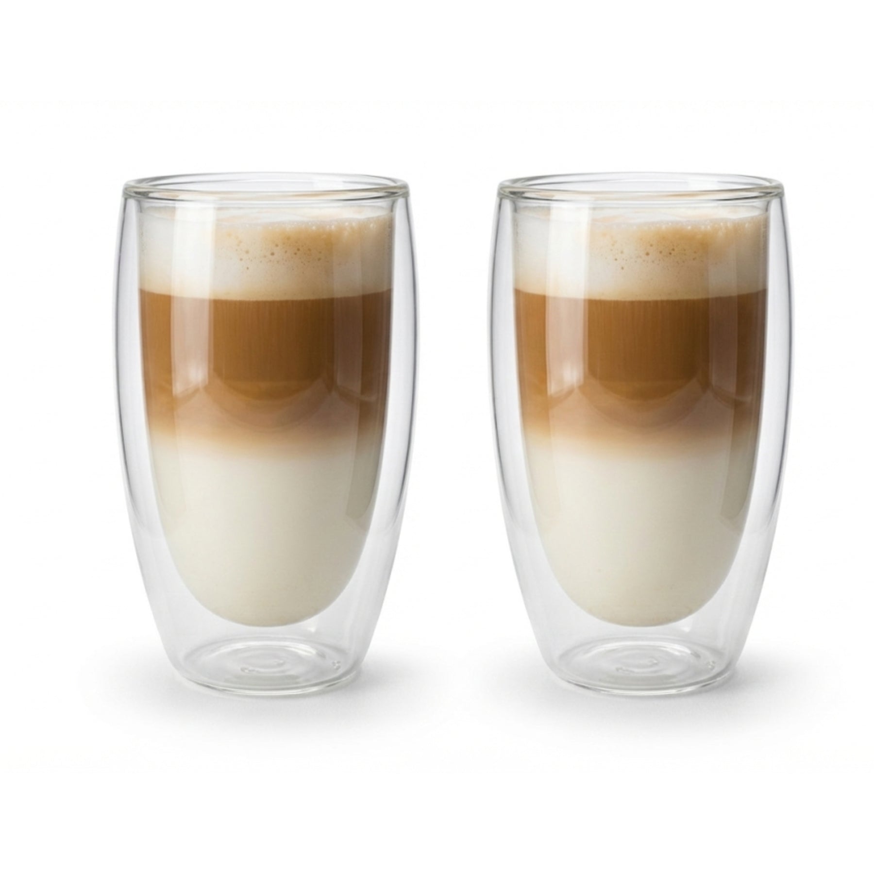 2x 400ml doppelwandige Latte Macchiato Gläser Set Thermogläser aus Borosilikatglas 