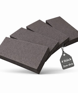 4 Stück Garagen Wandschutz selbstklebend 40x20x2cm – extra dicker Türkantenschutz Auto
