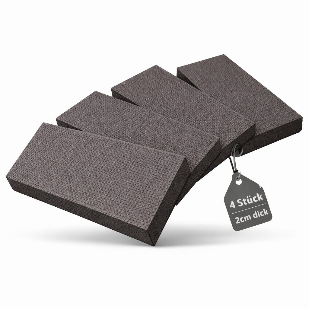 4 Stück Garagen Wandschutz selbstklebend 40x20x2cm – extra dicker Türkantenschutz Auto