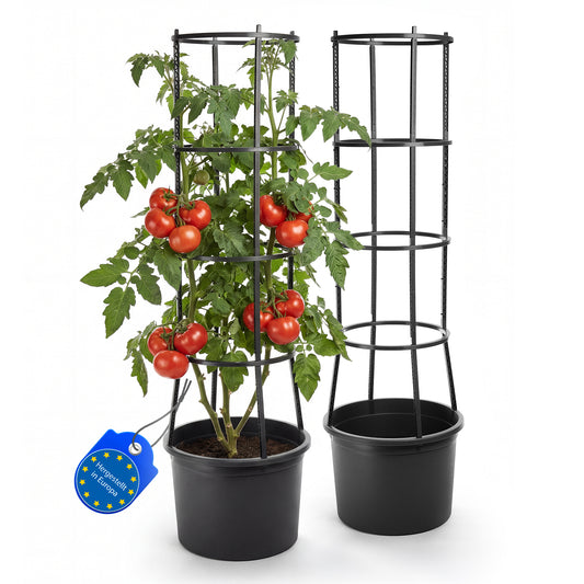 2 Stück Tomatentopf mit Rankhilfe XL image 1