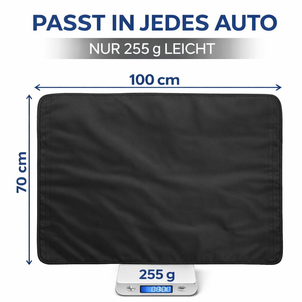 Ladekantenschutz Kofferraum 100x70 cm – Kofferraumschutz Auto Hund, Stoßstangenschutz 3