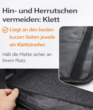 Ladekantenschutz Kofferraum 100x70 cm – Kofferraumschutz Auto Hund, Stoßstangenschutz 6