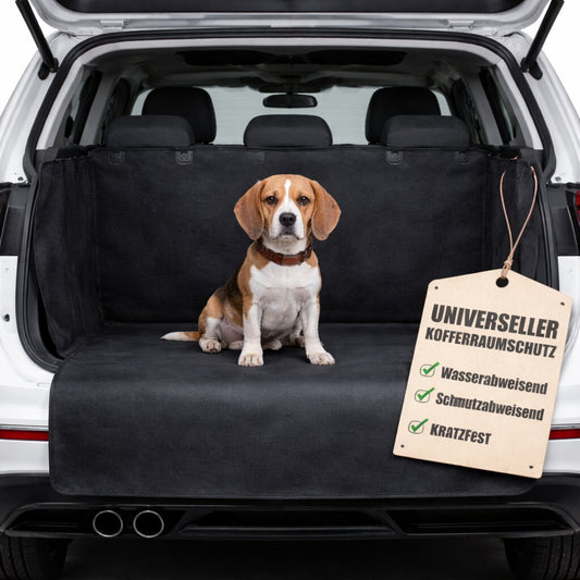 BigDean Kofferraumschutz Hund mit Seiten- und Ladekantenschutz - Universal Kofferraumdecke Hund wasserdicht & kratzfest - Auto Hundedecke Kofferraum universal für Kleinwagen, Kombi & SUV image 1