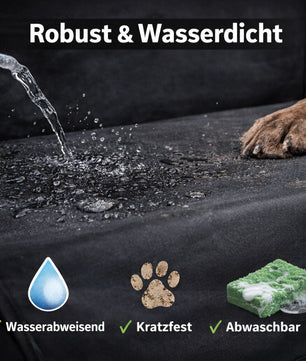 Kofferraumschutz Hund mit Seiten- und Ladekantenschutz - Universal Kofferraumdecke Hund 4