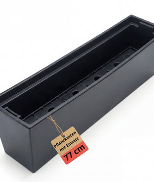Pflanzkübel 77cm Lang Rechteckig mit Wasserspeicher Einsatz Blumenkübel