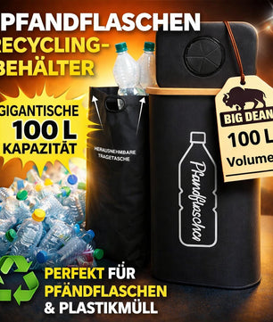 Pfandflaschen Sammelbehälter 100L – Pfandflaschen Behälter Pfandsammler für Zuhause 2