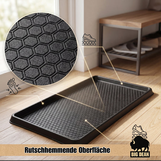BigDean 2 Stück XXL Premium Schuhabtropfschale 92x52cm extra robust Made in Europa image 2