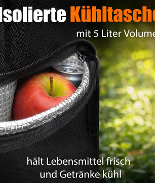 Einkaufstrolley klappbar mit Kühlfach – Einkaufsroller mit abnehmbarer, regenfester Tasche 6