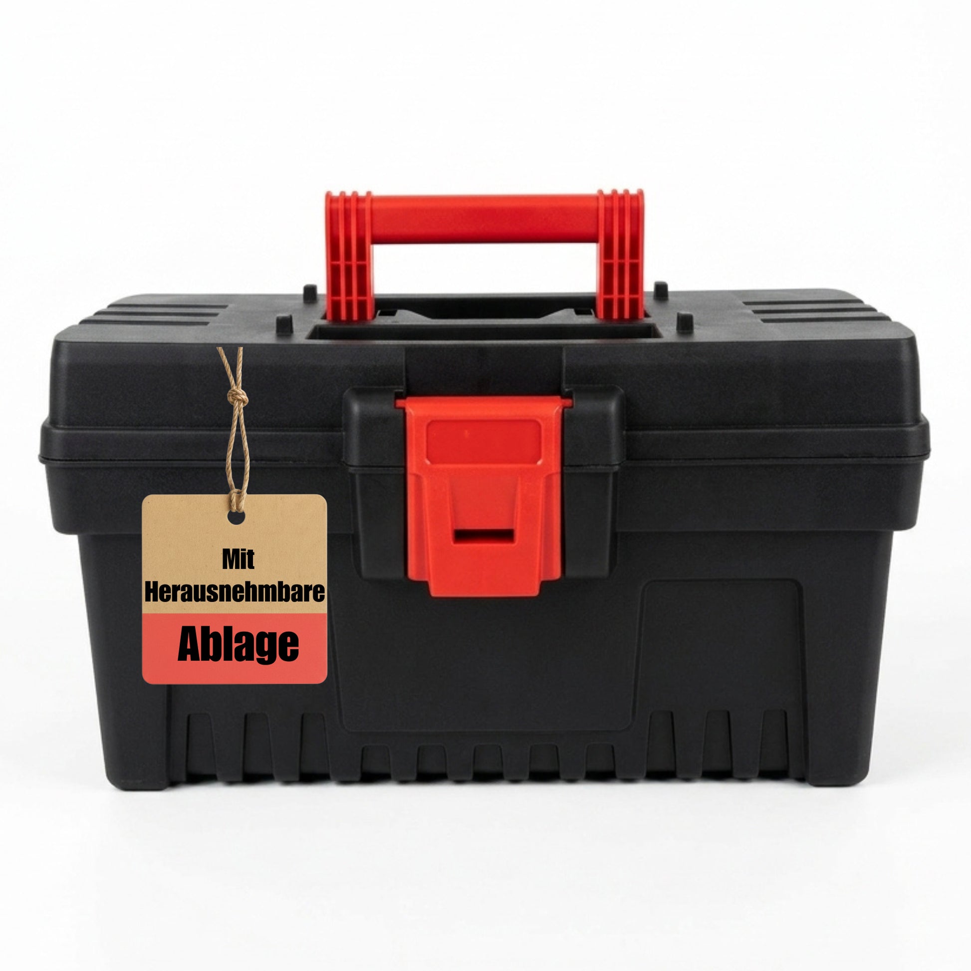 Werkzeugkoffer Leer 32cm Lang mit Herausnehmbarer Ablage