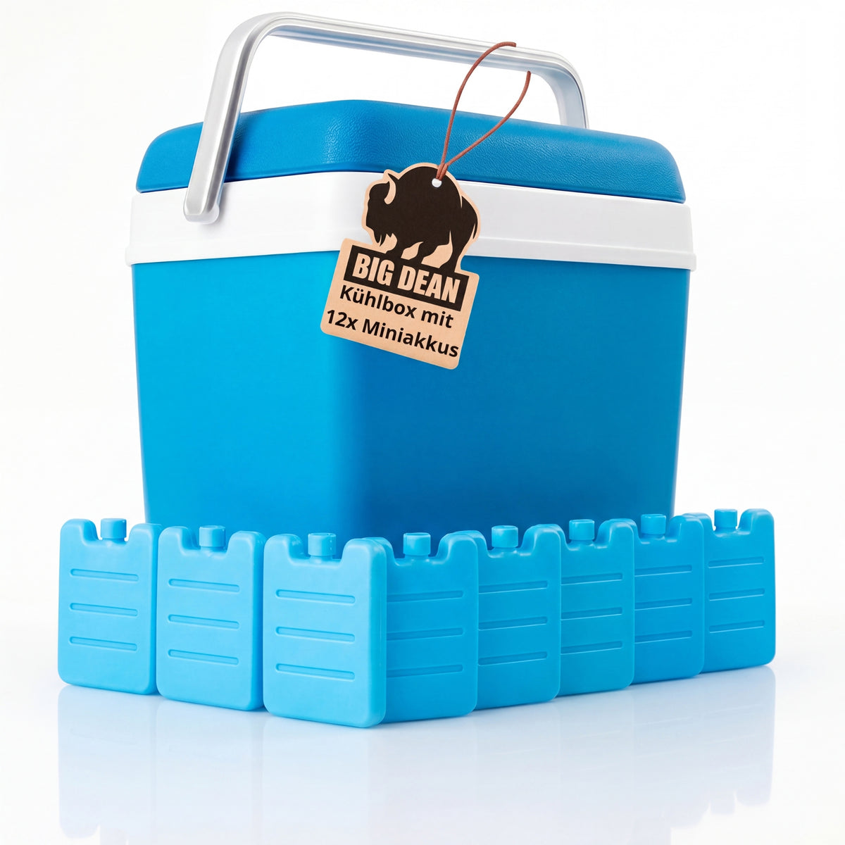 Kühlbox inkl. 12 Kühlakkus 24 Liter Kühlbox mit Akku für bis zu 11 h Kühlung image 1