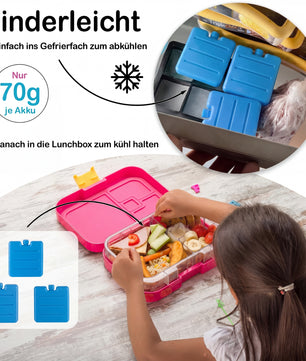 12er Set Kleine Kühlakkus - Mini Kühl-Elemente für die Kühltasche - Kühl-Akku für die Brotdose 4
