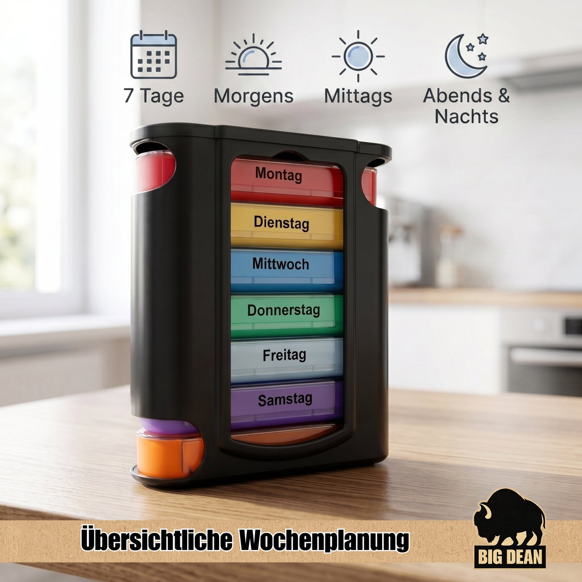 10 Stück Tablettenbox 7 Tage Vorteilspack image 2