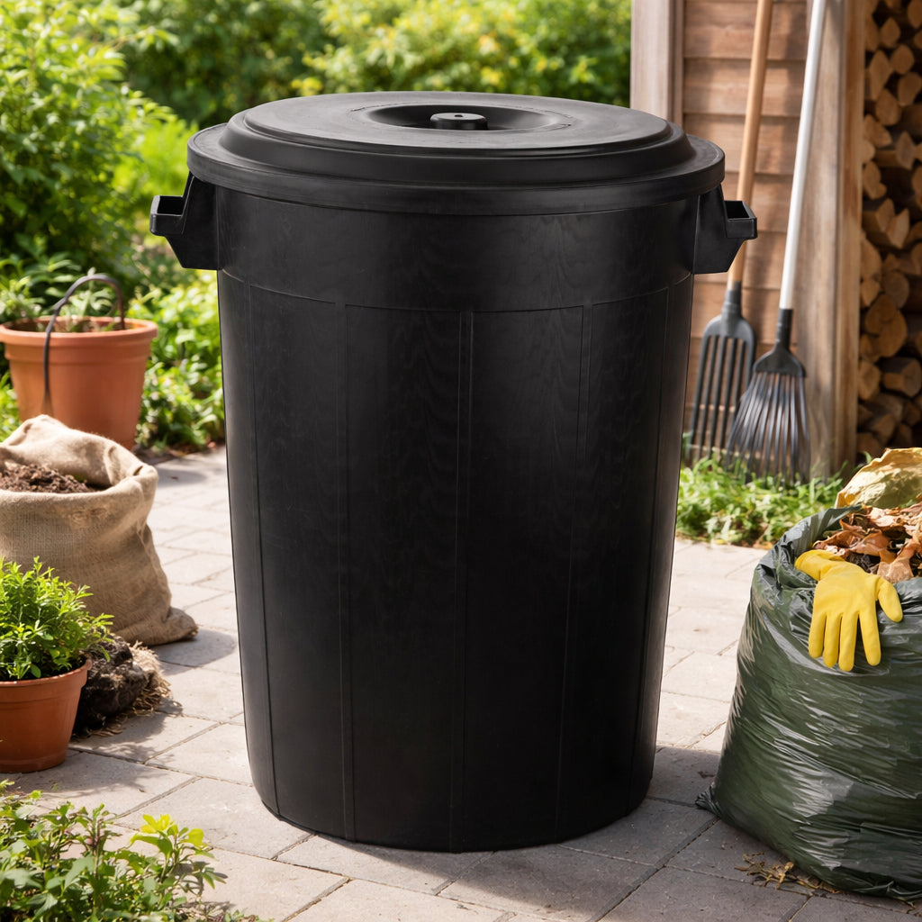 Universaltonne 100 Liter mit Deckel 2 Tragegriffe Kunststoff 5