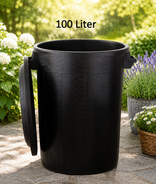 Universaltonne 100 Liter mit Deckel 2 Tragegriffe Kunststoff 6