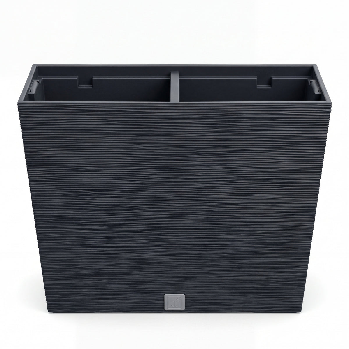 Prosperplast Blumenkasten mit Einsatz aus robustem Kunststoff Anthrazit image 2