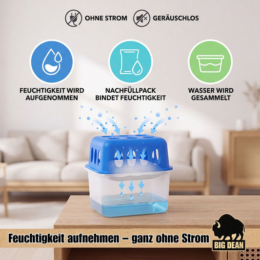 Entfeuchter Universal Set - 4x Enfeuchter + 9 Nachfüller (400g) image 3