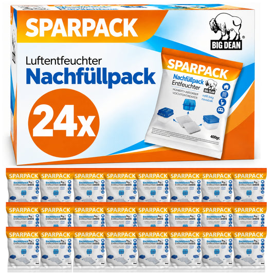 24x Luftentfeuchter Granulat 400g  Entfeuchter Nachfüllpack image 1