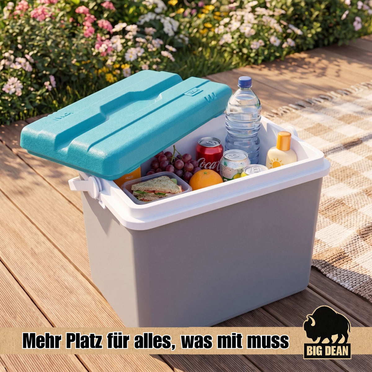 Kühlbox 35L Isolierbox Kühltasche Camping Thermobox image 2