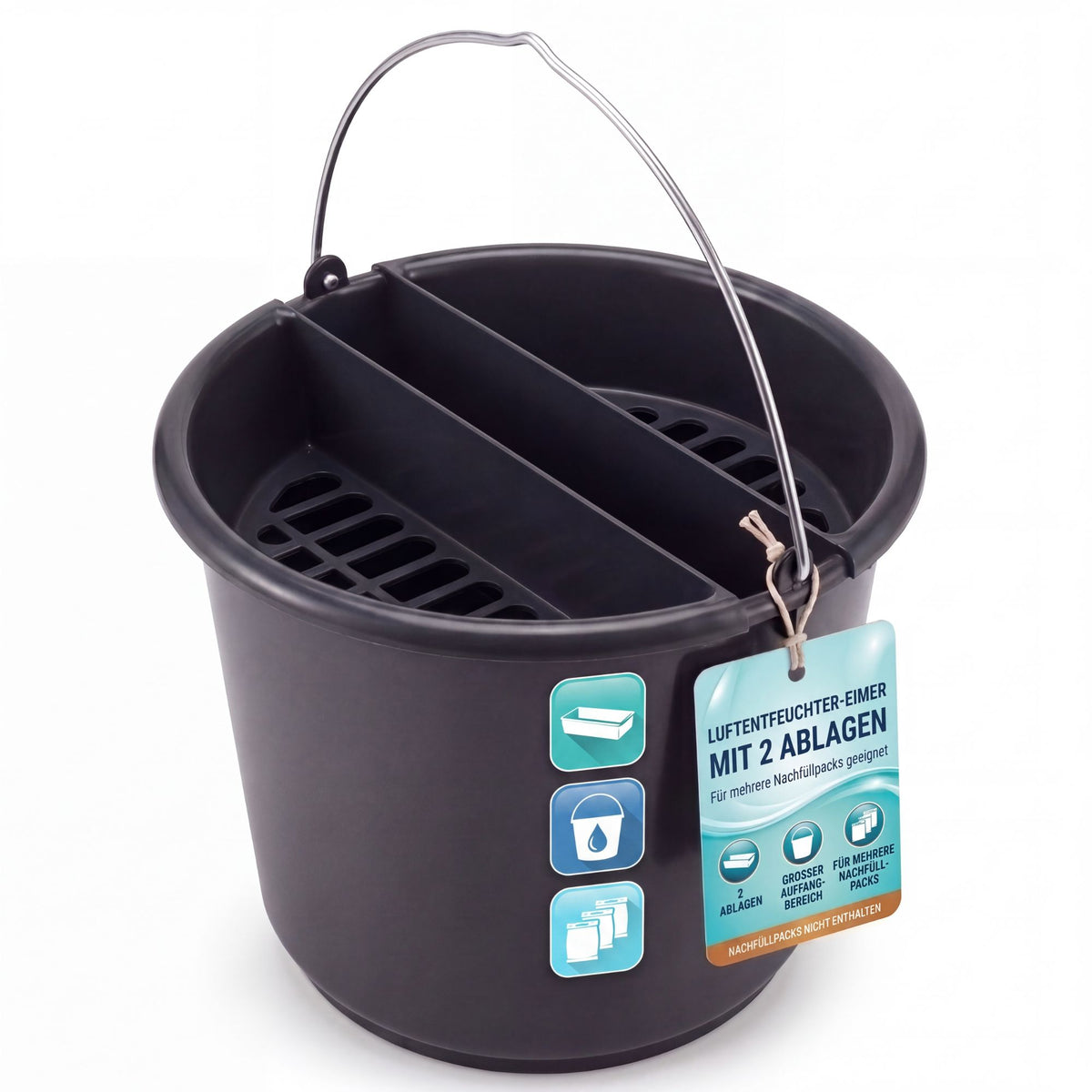 XXL Luftentfeuchter 10 Liter für Garage Boot Keller image 1