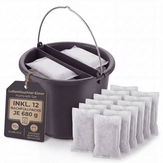 BigDean XXL Luftenfeuchter mit 12 Granulat Nachfüllpacks image 1