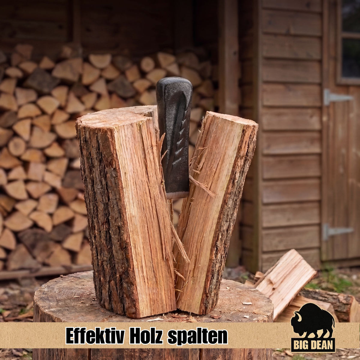 BigDean Spaltkeil für Holz Drehspaltkeil 2,25 kg Edition 2027 image 2