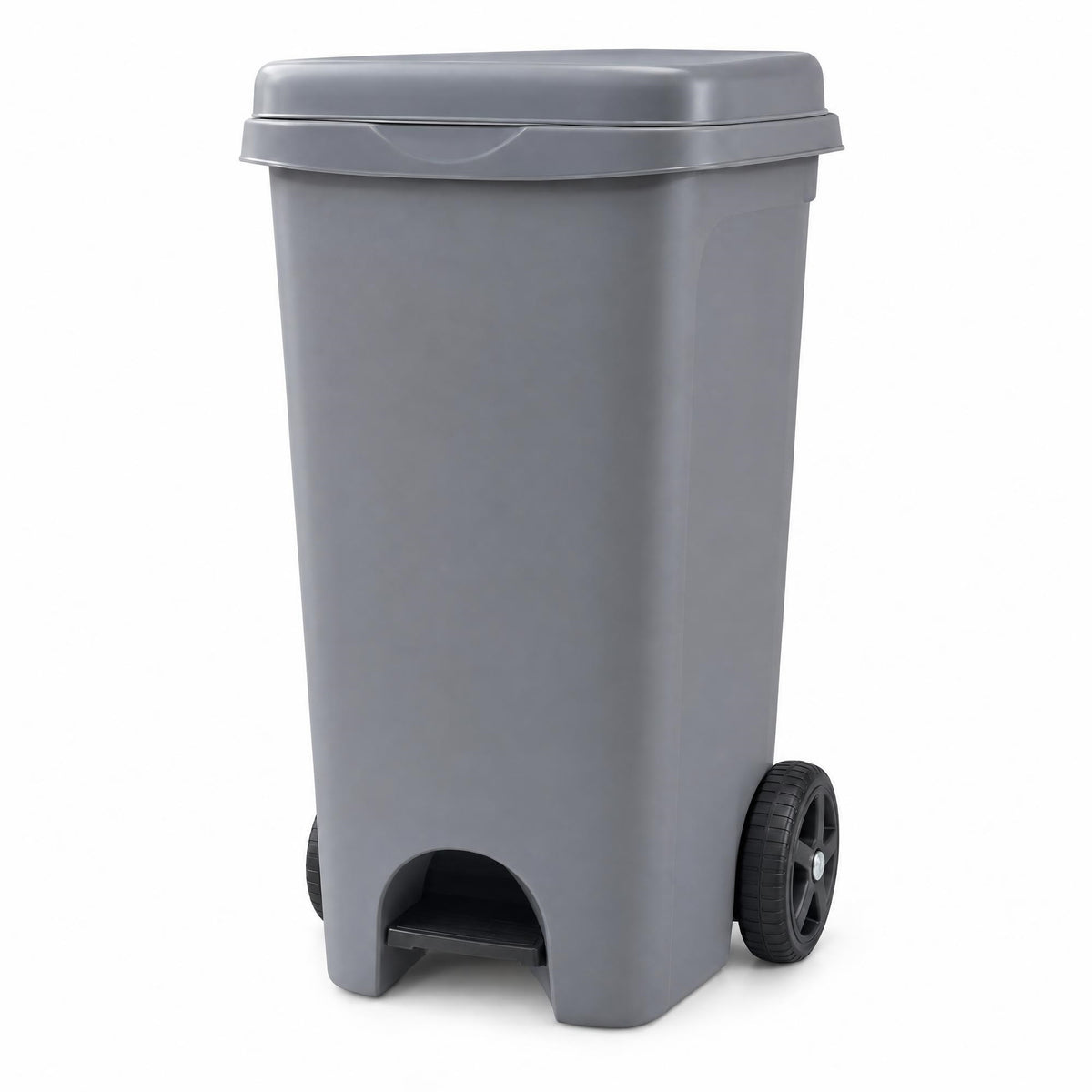 Mülltonne 80 Liter mit Rädern Beutelhalter und Öffnung per Pedal image 1