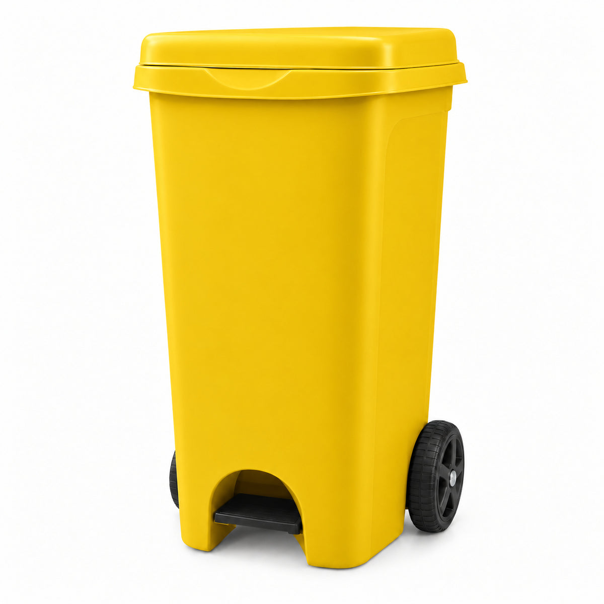 BigDean Mülltonne 80 Liter mit Rädern Beutelhalter und Öffnung per Pedal image 1